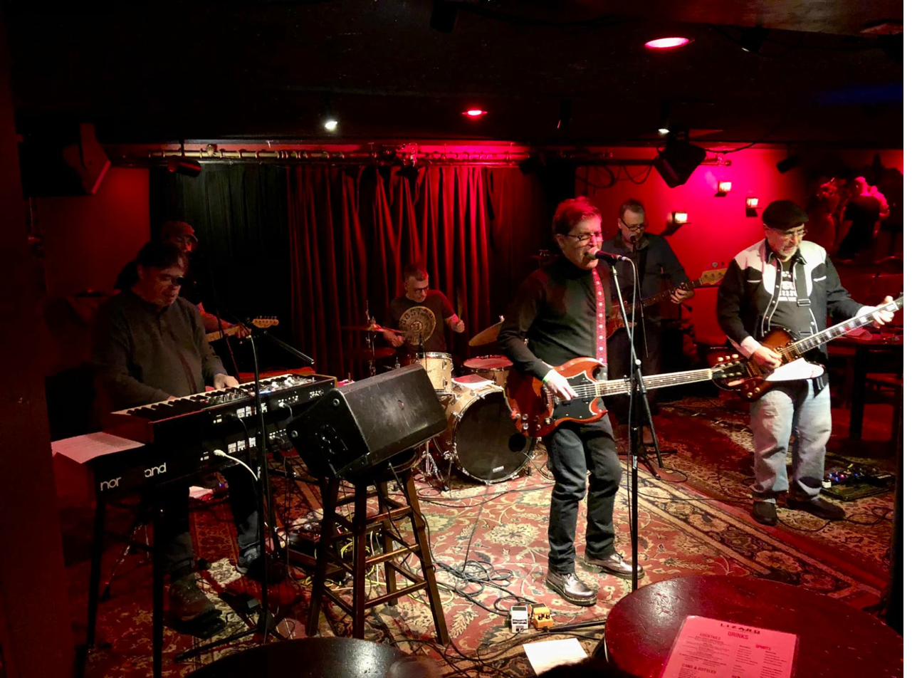 The Regular Casanovas live on stage